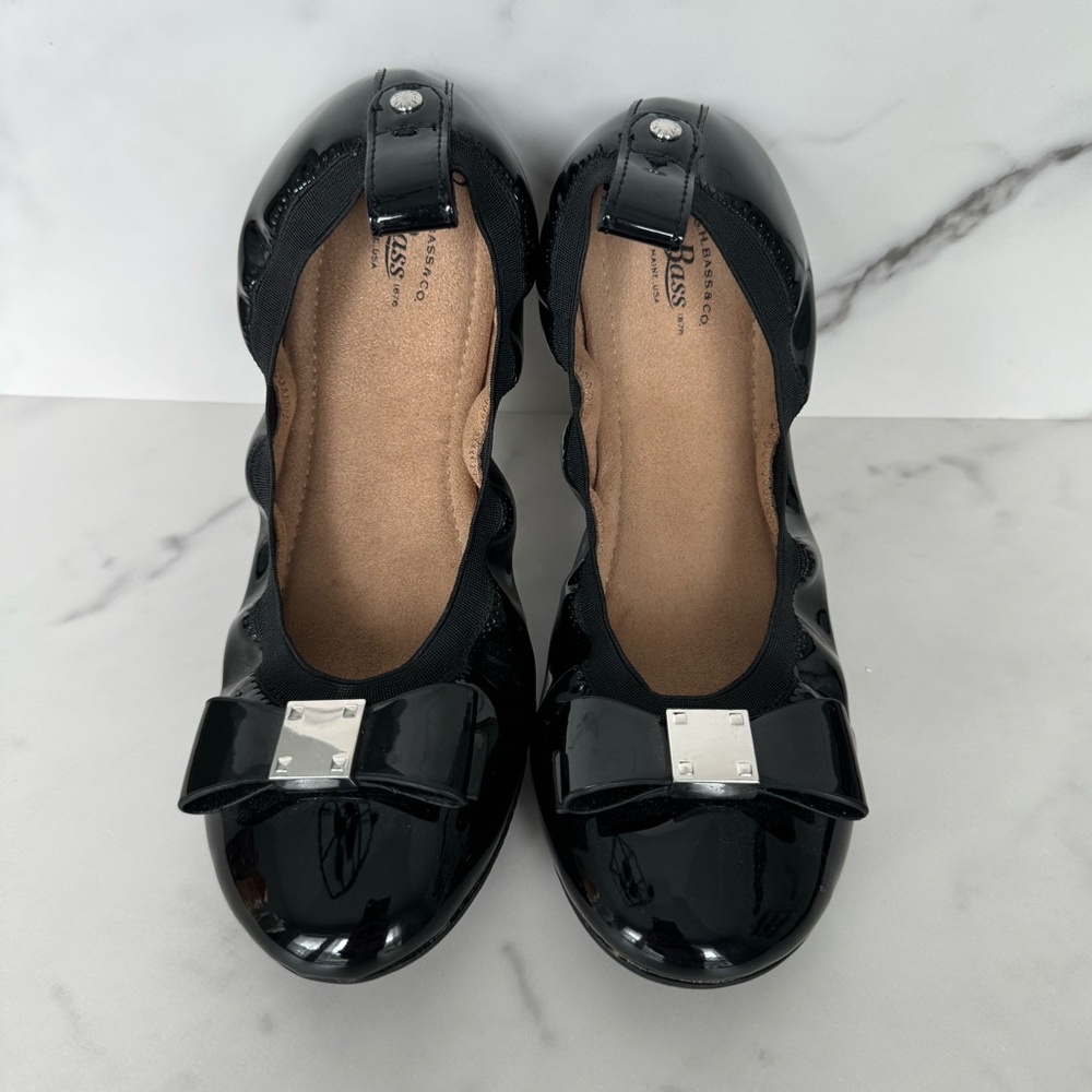 Bass Black Ballet Flats